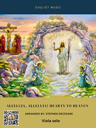 Alleluia, Alleluia! Hearts To Heaven (Viola solo and Piano) E Print cover Thumbnail